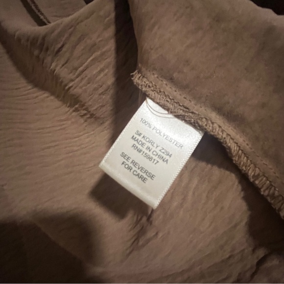 NWT Altar’d State Mocha Tie-Front Top (Matching Pants Available!) - Picture 4 of 6